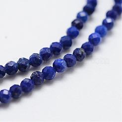 Natural Lapis Lazuli Bead Strands&nbsp;G-G663-48-4mm