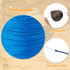 3 Rolls 3 Colors Nylon Braided Cord&nbsp;NWIR-TA0001-43A