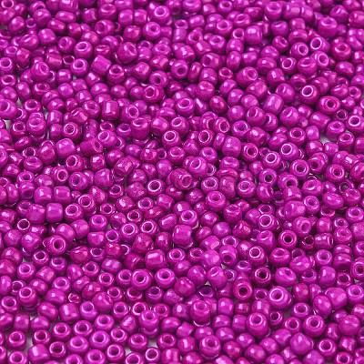 Baking Paint Glass Seed Beads&nbsp;SEED-S002-K21-1