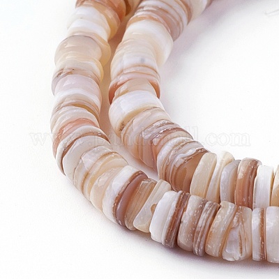 Shell Beads Strands&nbsp;SSHEL-E571-49D-1