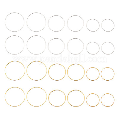 Brass Linking Rings&nbsp;KK-YS0001-03-1