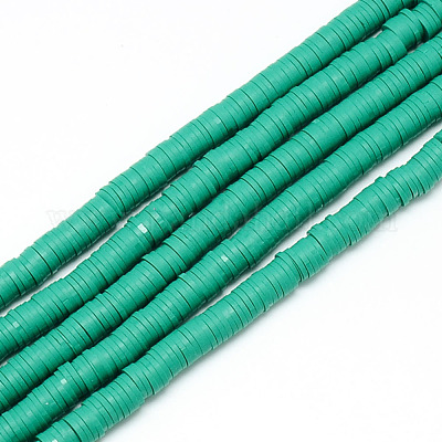 Handmade Polymer Clay Bead Strands&nbsp;X-CLAY-T002-4mm-08-1