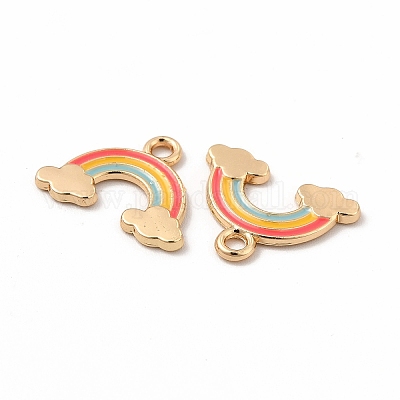Alloy Enamel Pendants&nbsp;FIND-A025-15G-01-1