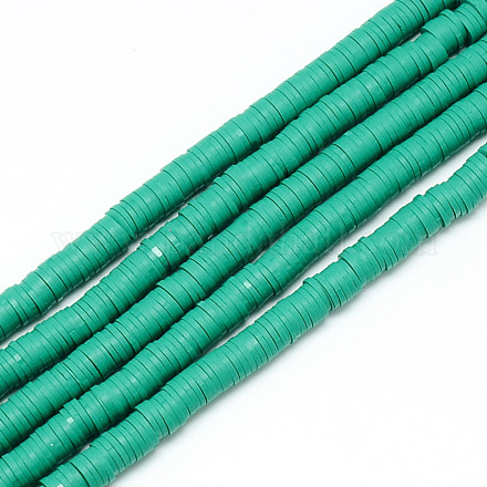 Handmade Polymer Clay Bead Strands&nbsp;X-CLAY-T002-4mm-08-1