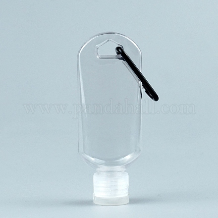 Plastic Keychain Bottles AJEW-WH0105-91-1