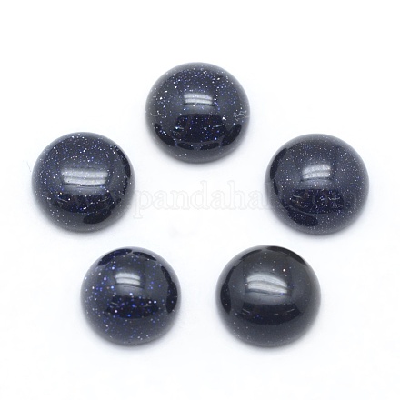 Synthetic Blue Goldstone Cabochons&nbsp;G-E492-H-19-1