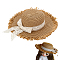 Straw Hat for Dolls, BurlyWood, 85x53.5mm, Inner Diameter: 87.5mm