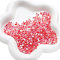 100Pcs Transparent Glass Beads, Faceted, Bicone, Saddle Brown, 4.5x3.5mm, Hole: 1.6mm, 100pcs/set