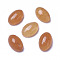 Natural Red Aventurine Cabochons, Oval, 6x4x2~3mm