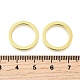 Brass Linking Rings&nbsp;KK-K300-09G-3