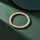 Natural Fossil Bead Stretch Bracelets&nbsp;X-BJEW-K212-A-015-5