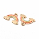 Alloy Enamel Pendants&nbsp;FIND-A025-15G-01-2