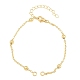 Brass Box Chain Bracelet Making&nbsp;KK-CBADBBF-03G-1