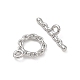 Brass Toggle Clasp&nbsp;KK-D289-53B-P-3