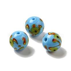 Handmade Lampwork Beads Strands&nbsp;LAMP-G162-08B-09