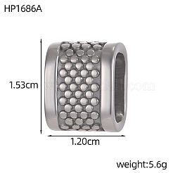 304 Stainless Steel Slide Charms&nbsp;STAS-OY013-2P