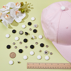 2 Colors Cloth Covered Alloy Buttons&nbsp;BUTT-WR0001-32