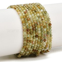 Natural Green Garnet Beads Strands&nbsp;G-B181-A01-2mm