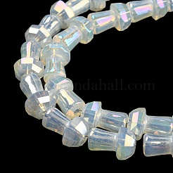 Electroplate Glass Beads Strands&nbsp;GLAA-K064-01A-09