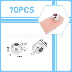 70Pcs 304 Stainless Steel Tube Bails&nbsp;STAS-UN0055-89