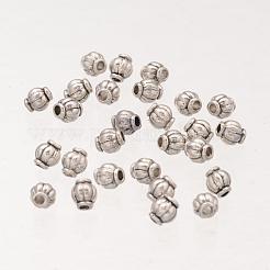 Barrel Tibetan Silver Spacer Beads&nbsp;X-A575-NF
