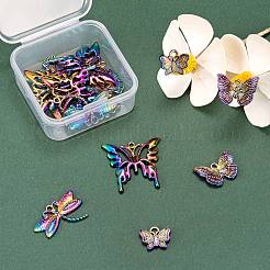 16Pcs 4 Style Alloy Pendants&nbsp;FIND-LS0001-23MC