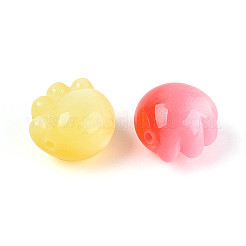 Opaque Imitation Cat Eye Resin Beads&nbsp;RESI-T060-33M