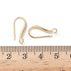 Brass Earring Hooks&nbsp;EJEW-R025-14G-01