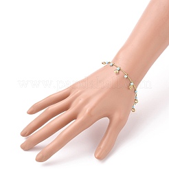 Brass Vortex Charm Bracelets&nbsp;BJEW-JB05696