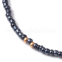 Natural Pearl Heart Pendant Necklace&nbsp;NJEW-MZ00024-02