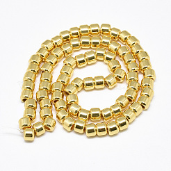 Electroplate Non-magnetic Synthetic Hematite Beads Strands&nbsp;G-Q465-36G