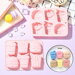 Burger French Fries Drink shaped Silicone Molds&nbsp;ST-CJ0043-056
