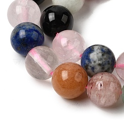 Natural Mixed Gemstone Beads Strands&nbsp;G-L653-C01-8mm