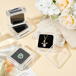 Acrylic Loose Diamond Packaging Boxes with Magnetic&nbsp;CON-WH0105-14B