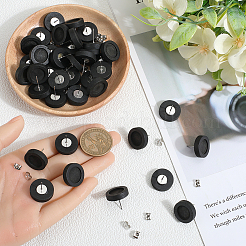 40Pcs Wooden Stud Earring Findings&nbsp;FIND-SC0012-24