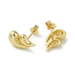925 Sterling Silver Stud Earrings for Women&nbsp;EJEW-E307-12G