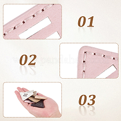 16Pcs 8 Colors 2-Hole PU Leather Buttons&nbsp;BUTT-CL0001-03