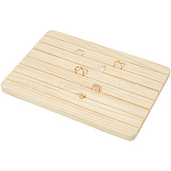 Rectangle Wood Earring Display Card Stands&nbsp;ODIS-WH20008-07B