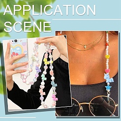 15Pcs UV Plating Opaque Acrylic Beads&nbsp;MACR-YW0004-60
