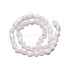Natural Cultured Freshwater Pearl Beads Strands&nbsp;PEAR-N014-03E-01