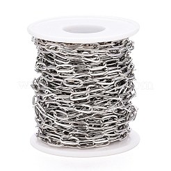 Tarnish Resistant 304 Stainless Steel Paperclip Chains&nbsp;CHS-M003-15P