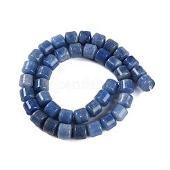 Dyed & Heated Natural Blue Aventurine Beads Strands&nbsp;G-L604-E02-01