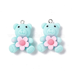 Opaque Resin Pendants&nbsp;RESI-G046-03P