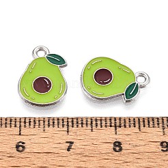 Fruit Alloy Enamel Charms&nbsp;PALLOY-S058-01P-26