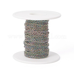 Ion Plating(IP) 304 Stainless Steel Cable Chains&nbsp;CHS-I003-O01