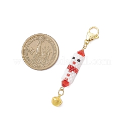 Glass Pendant Decorations&nbsp;HJEW-MZ00359-03