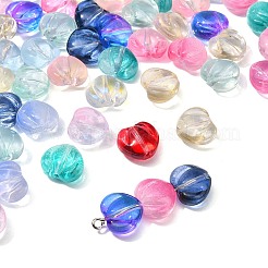 120Pcs 15 Colors Electroplate Transparent Glass Beads&nbsp;GLAA-CJ0001-77
