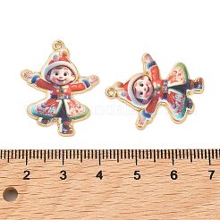 Christmas Alloy Enamel Pendants&nbsp;ENAM-K069-44A-G