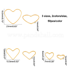 Brass Linking Rings&nbsp;KK-CA0001-17
