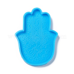 DIY Hamsa Hand with Evil Eye Cup Mat Silicone Molds&nbsp;DIY-E069-01A
